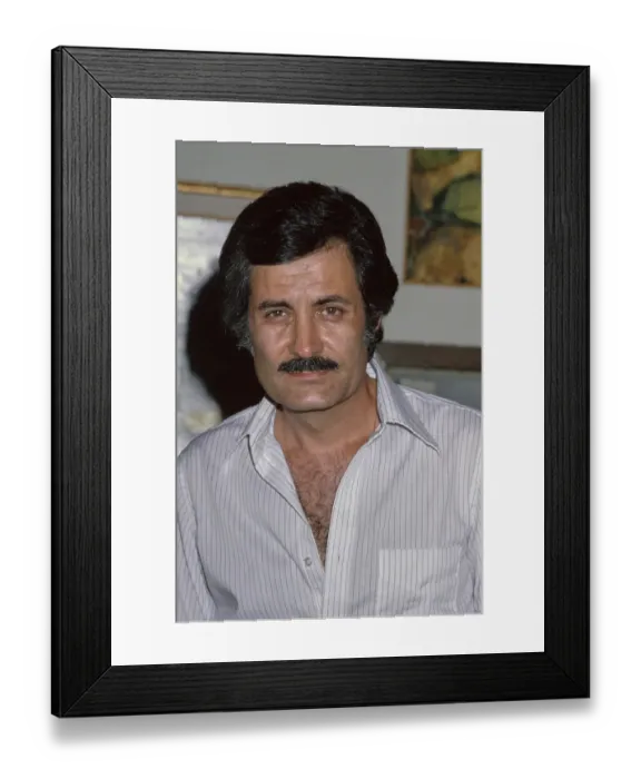 Framed Print : John Aniston, Greek-Born American Actor Framed Print : John Aniston, Greek-Born American Actor