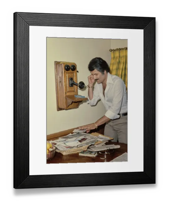 Framed Print : John Aniston, Greek-Born American Actor Framed Print : John Aniston, Greek-Born American Actor