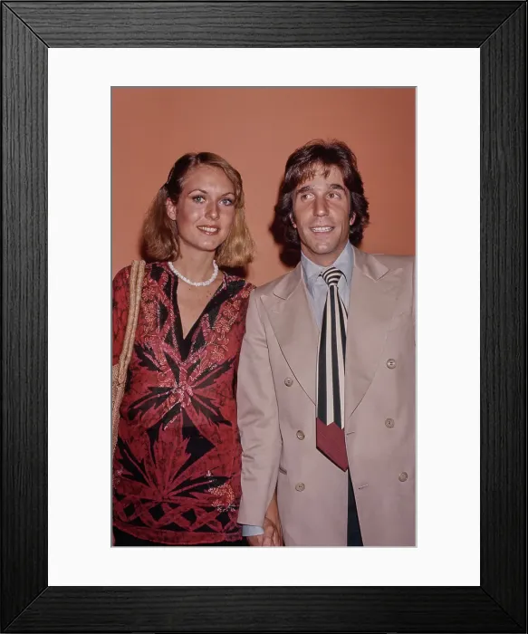 Framed Print : Henry Winkler, American Actor Framed Print : Henry Winkler, American Actor