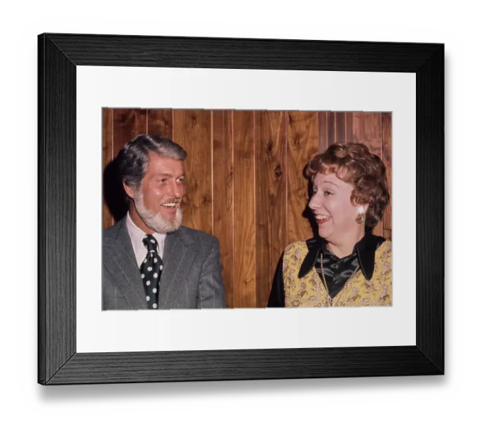 Framed Print : Jean Stapleton & Dick Van Dyke