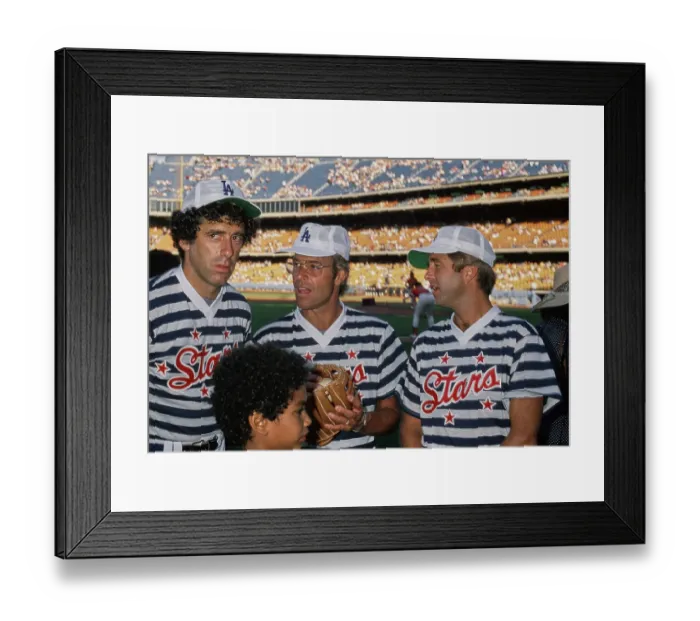 Framed Print : Baseball Charity Event Framed Print : Baseball Charity Event