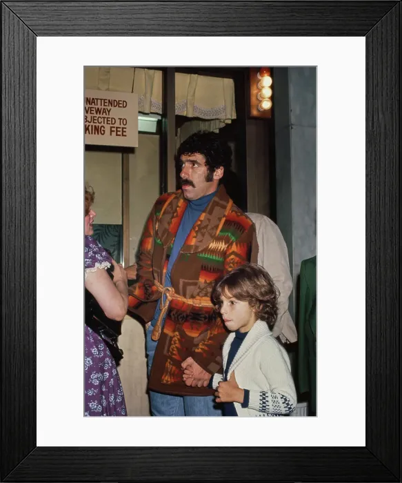 Framed Print : Elliott Gould with his son Jason Framed Print : Elliott Gould with his son Jason