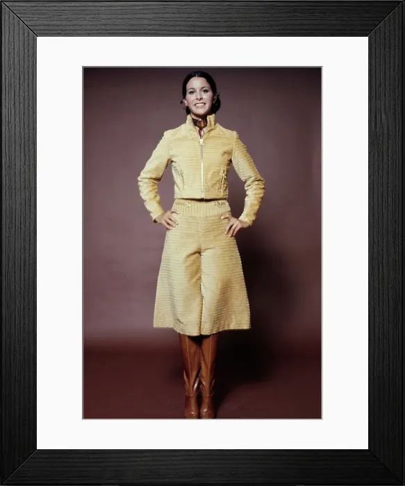 Framed Print : Seventies Fashion Shoot