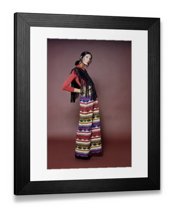 Framed Print : Seventies Fashion Shoot Framed Print : Seventies Fashion Shoot