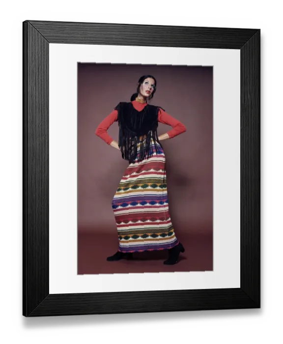 Framed Print : Seventies Fashion Shoot Framed Print : Seventies Fashion Shoot