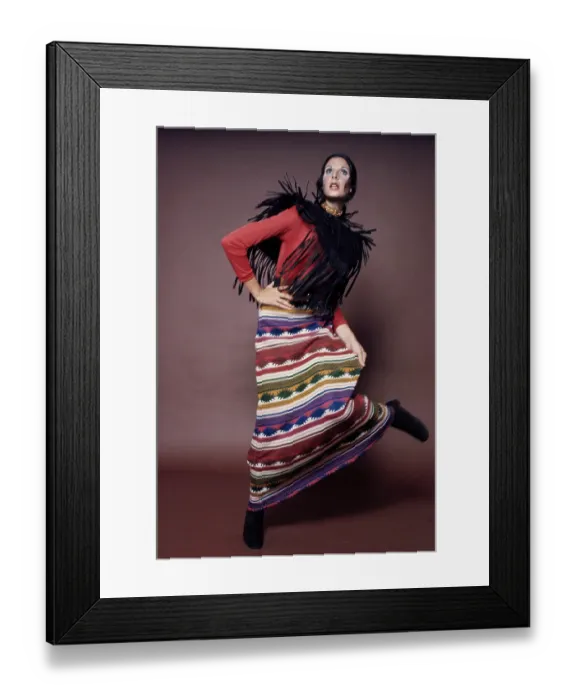 Framed Print : Seventies Fashion Shoot Framed Print : Seventies Fashion Shoot