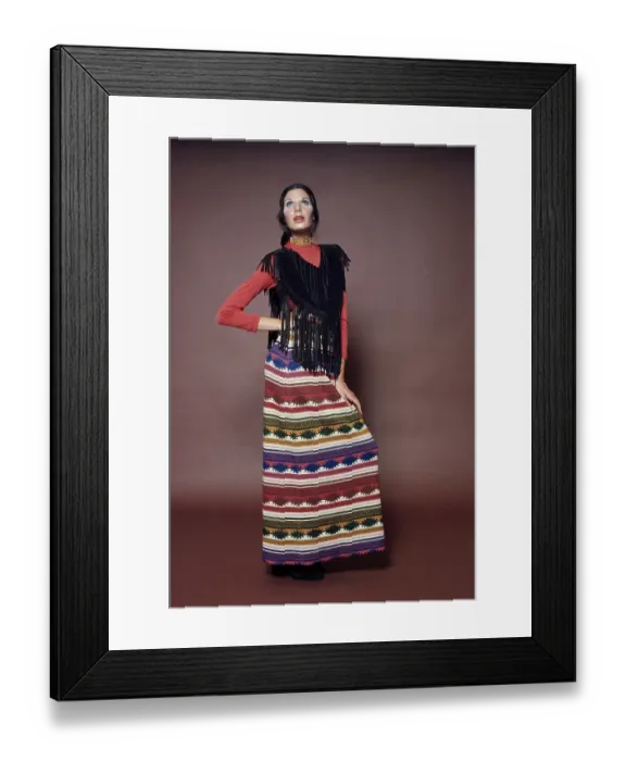 Framed Print : Seventies Fashion Shoot Framed Print : Seventies Fashion Shoot