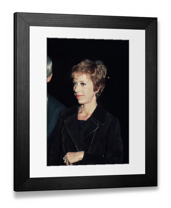Framed Print : Carol Burnett, American Comedian, Actress & Singer Framed Print : Carol Burnett, American Comedian, Actress & Singer