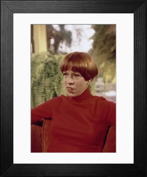Framed Print : Carol Burnett On Good Morning America Framed Print : Carol Burnett On Good Morning America