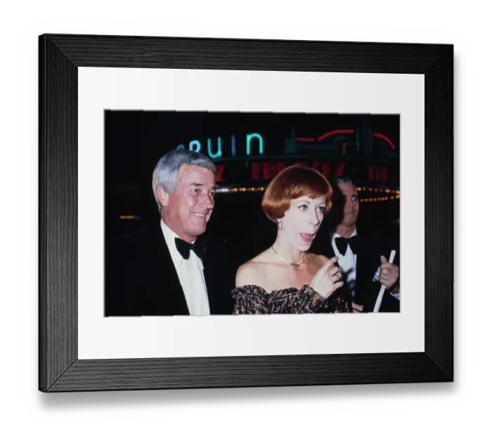 Framed Print : Joe Hamilton & Carol Burnett Framed Print : Joe Hamilton & Carol Burnett