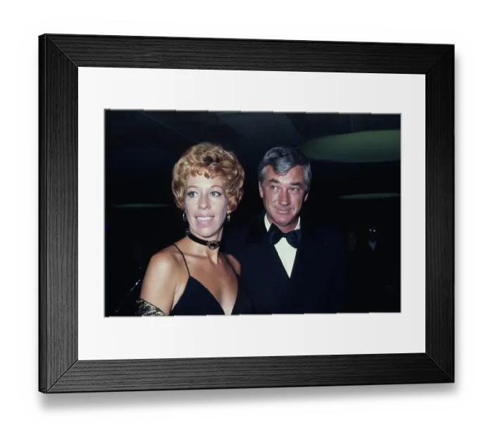 Framed Print : Carol Burnett & Joe Hamilton Framed Print : Carol Burnett & Joe Hamilton