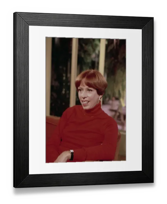 Framed Print : Carol Burnett On Good Morning America Framed Print : Carol Burnett On Good Morning America