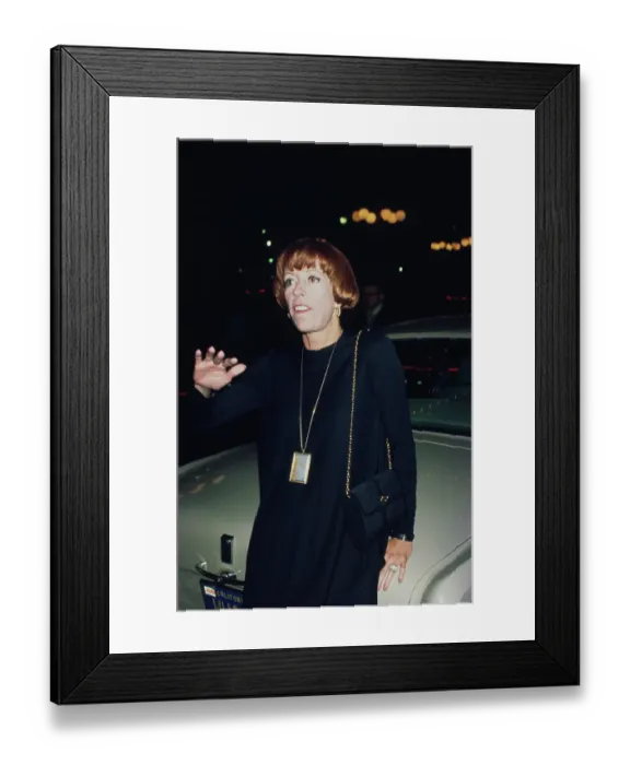 Framed Print : Carol Burnett, American Comedian, Actress & Singer Framed Print : Carol Burnett, American Comedian, Actress & Singer