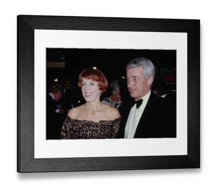 Framed Print : Carol Burnett & Joe Hamilton Framed Print : Carol Burnett & Joe Hamilton
