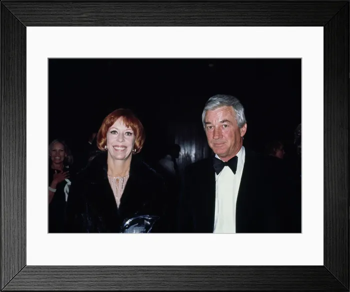 Framed Print : Carol Burnett & Joe Hamilton Framed Print : Carol Burnett & Joe Hamilton