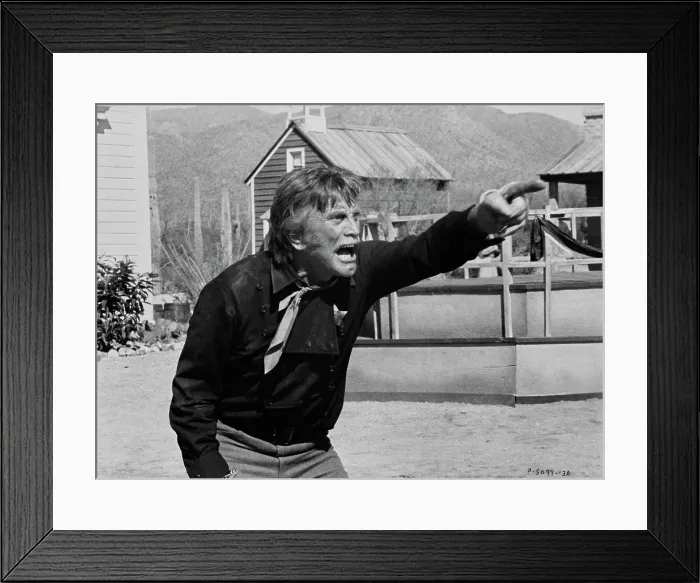 Framed Print : Kirk Douglas In Posse Framed Print : Kirk Douglas In Posse