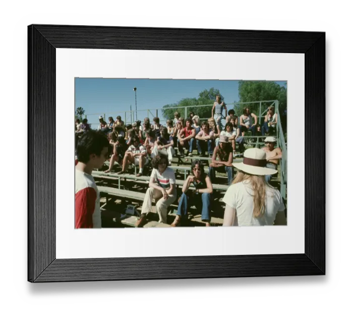 Framed Print : The Seventies Scene Framed Print : The Seventies Scene