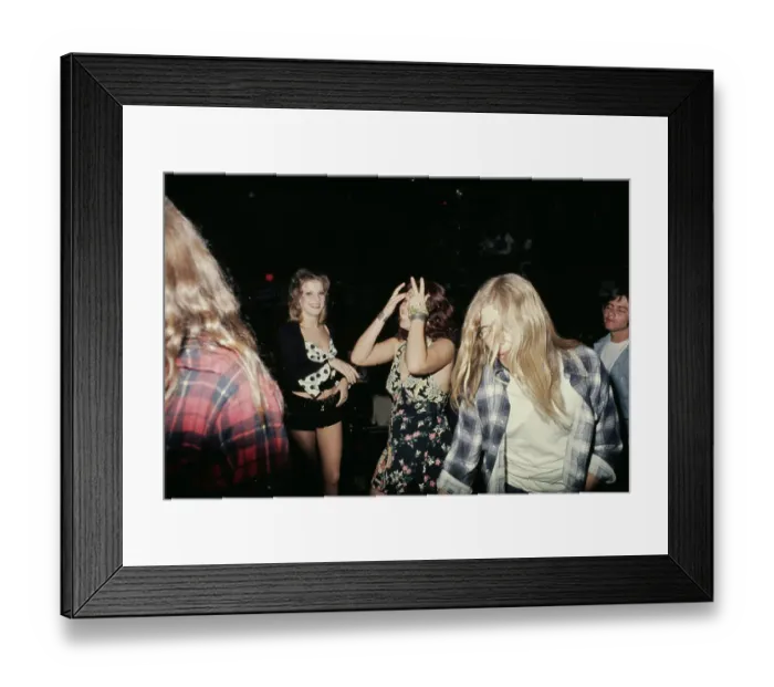 Framed Print : The Seventies Scene Framed Print : The Seventies Scene