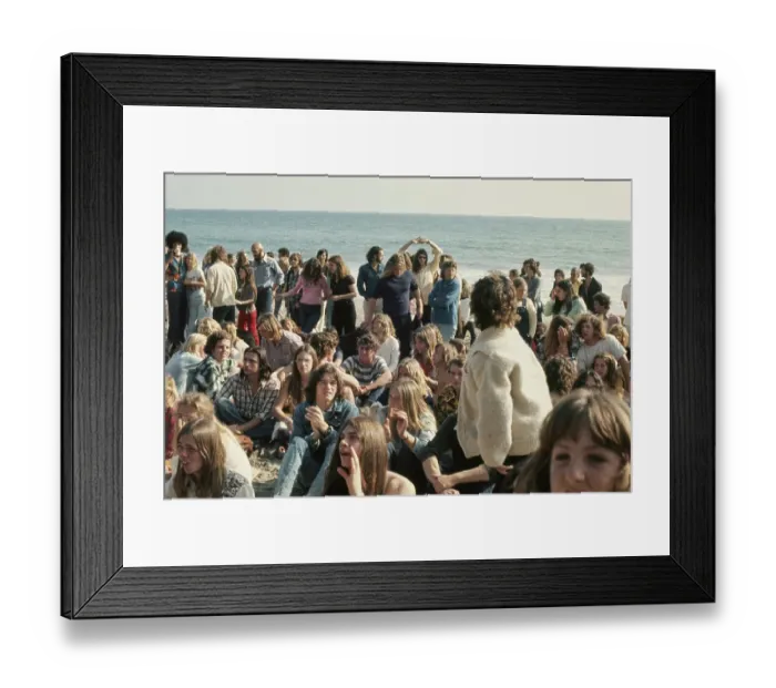 Framed Print : The Seventies Scene Framed Print : The Seventies Scene