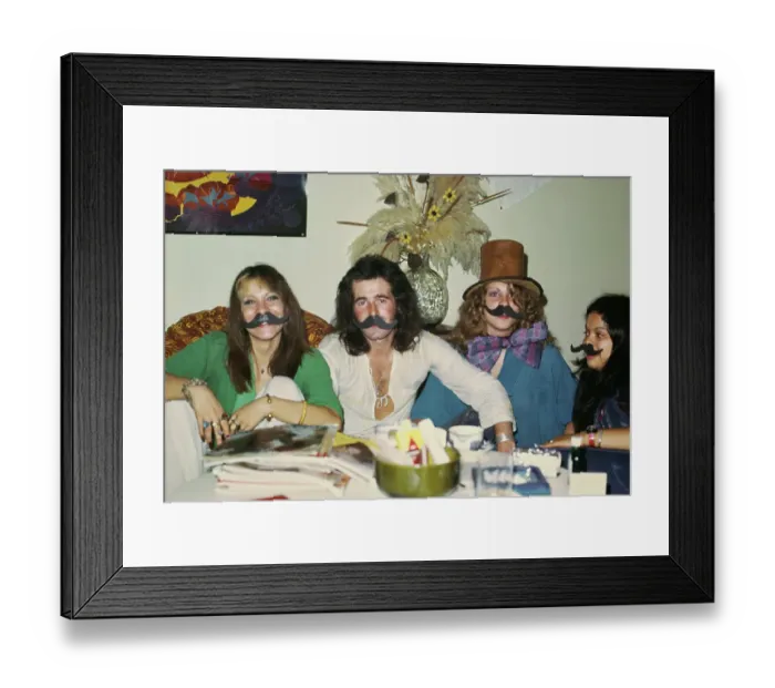 Framed Print : The Seventies Scene Framed Print : The Seventies Scene