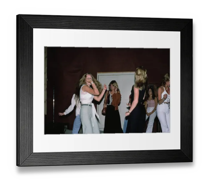 Framed Print : The Seventies Scene Framed Print : The Seventies Scene