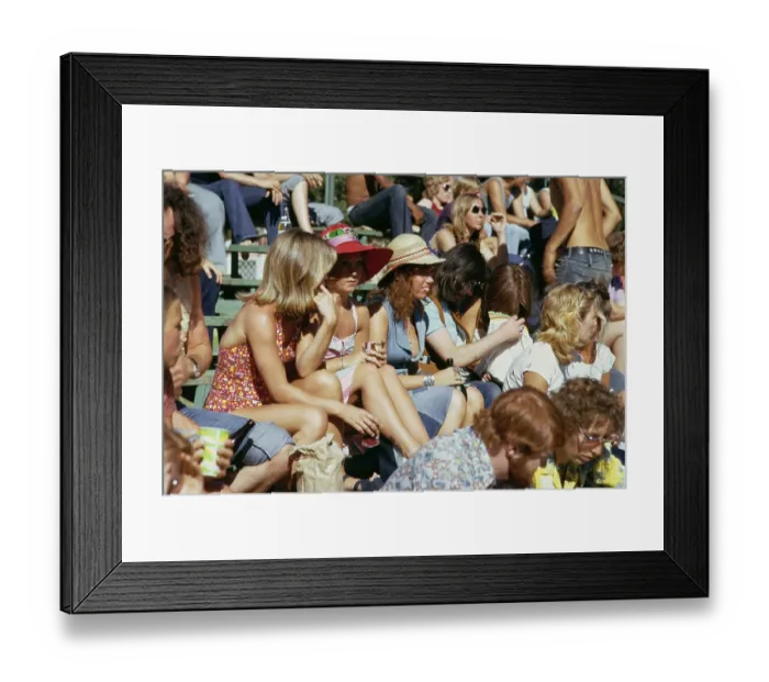 Framed Print : The Seventies Scene Framed Print : The Seventies Scene