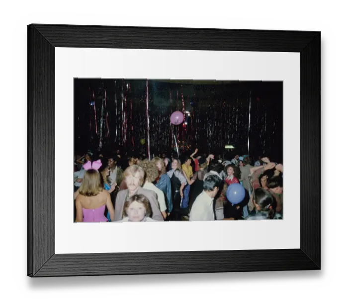 Framed Print : The Seventies Scene Framed Print : The Seventies Scene