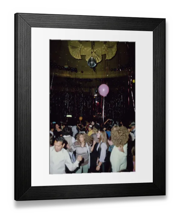 Framed Print : The Seventies Scene Framed Print : The Seventies Scene