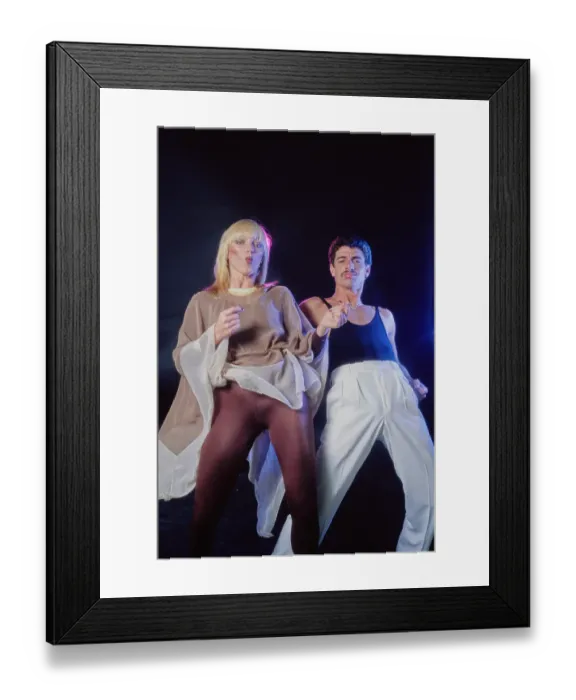 Framed Print : The Seventies Scene Framed Print : The Seventies Scene