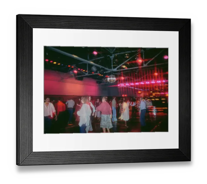 Framed Print : The Seventies Scene Framed Print : The Seventies Scene