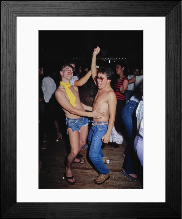 Framed Print : The Seventies Scene Framed Print : The Seventies Scene