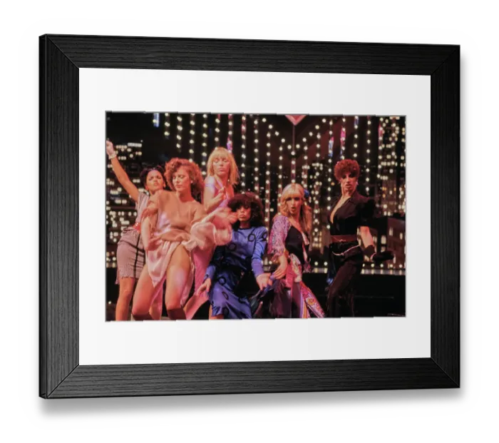 Framed Print : The Seventies Scene Framed Print : The Seventies Scene