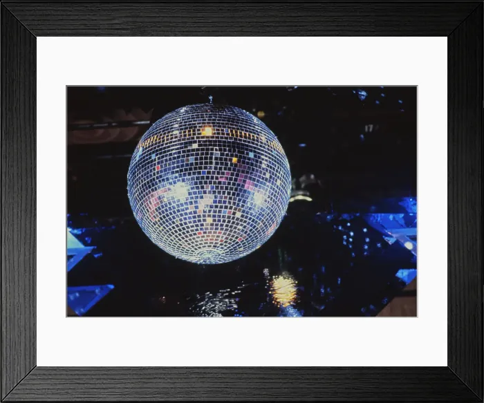 Framed Print : Glitter Ball Close-Up Framed Print : Glitter Ball Close-Up