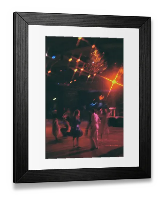 Framed Print : The Seventies Scene Framed Print : The Seventies Scene