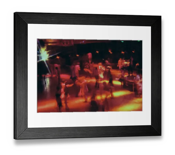 Framed Print : The Seventies Scene Framed Print : The Seventies Scene