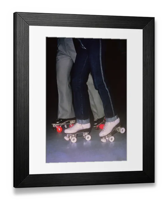 Framed Print : Skating At The Roller Rink Framed Print : Skating At The Roller Rink