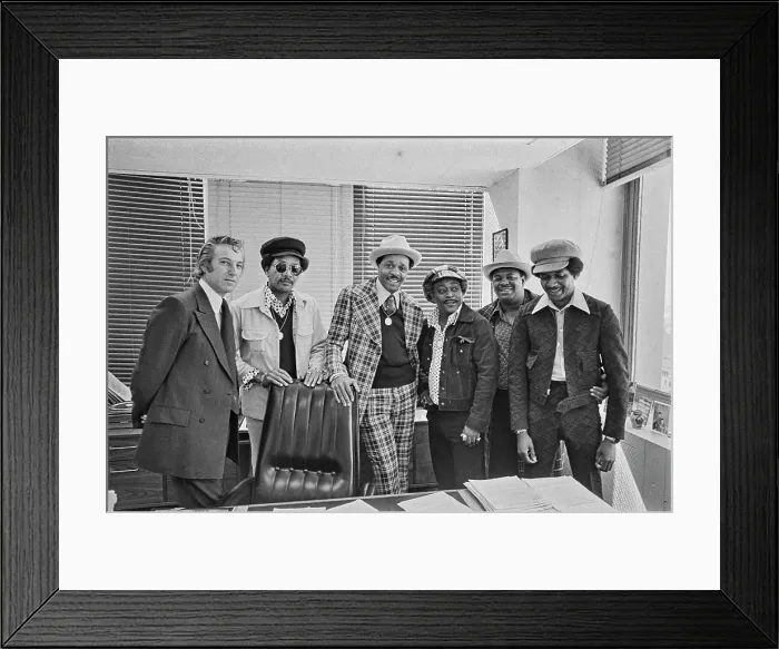 Framed Print : The Dells, American R&B Group Framed Print : The Dells, American R&B Group
