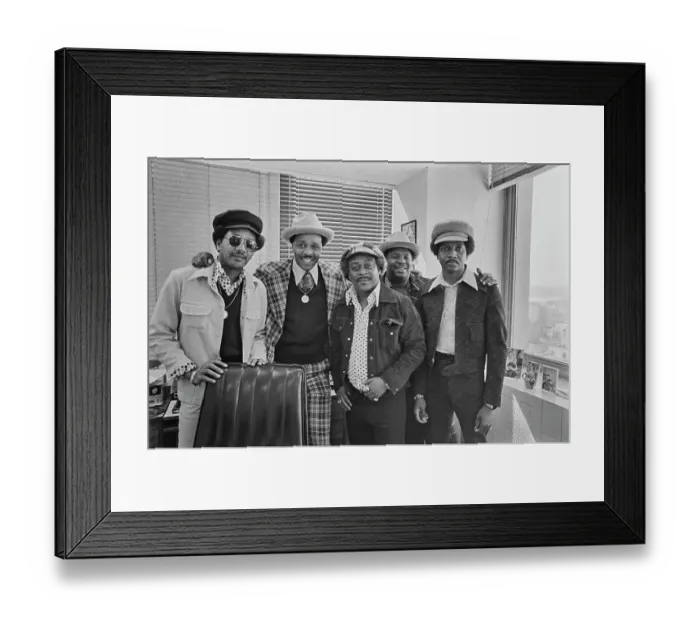 Framed Print : The Dells, American R&B Group Framed Print : The Dells, American R&B Group