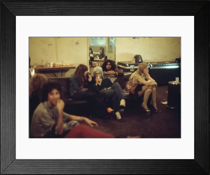 Framed Print : Backstage At The Whisky A Go Go