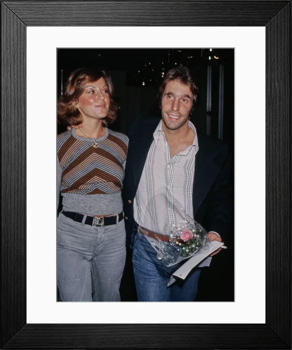 Framed Print : Henry Winkler, American Actor Framed Print : Henry Winkler, American Actor