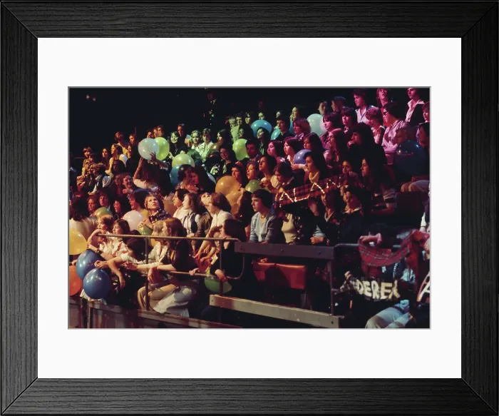 Framed Print : Bay City Rollers Fans