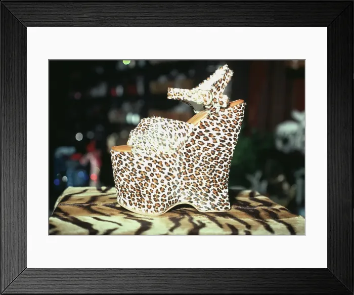 Framed Print : 1970s Shoes Framed Print : 1970s Shoes