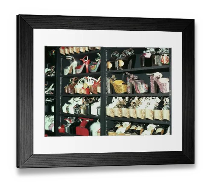 Framed Print : 1970s Shoes Framed Print : 1970s Shoes