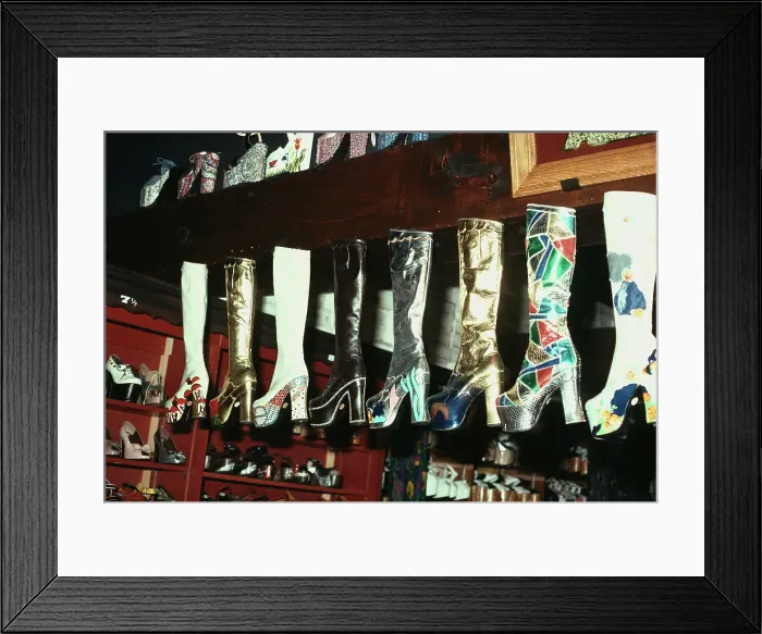 Framed Print : 1970s Boots Framed Print : 1970s Boots