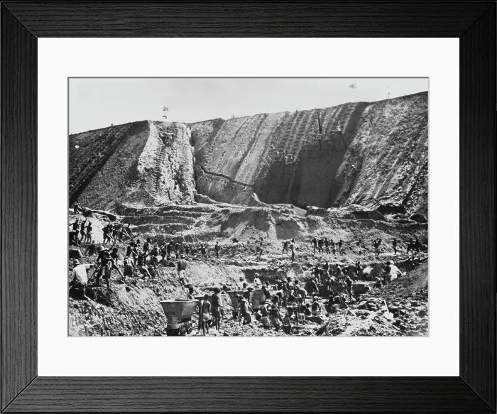 Framed Print : Angola Diamond Mine Framed Print : Angola Diamond Mine