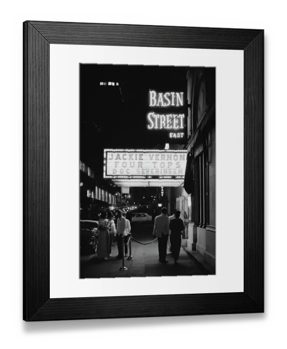 Framed Print : Basin Street East