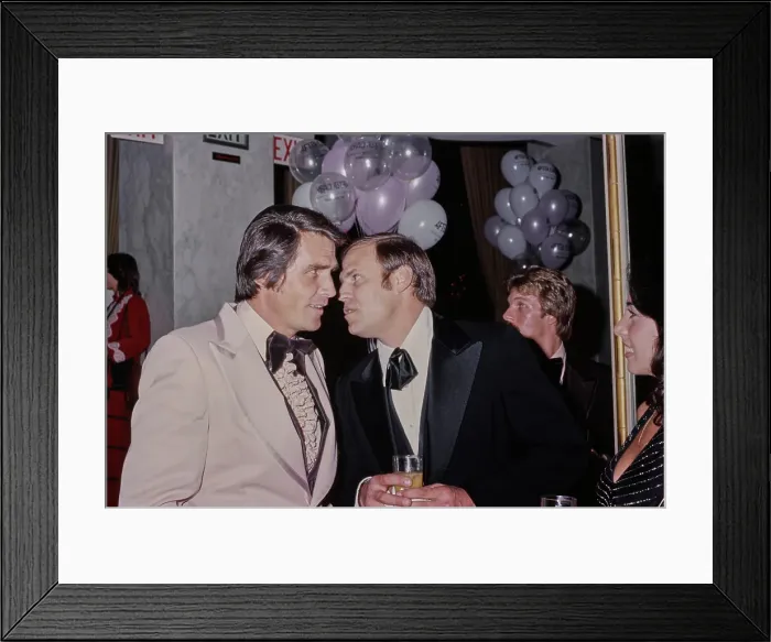 Framed Print : James Brolin & Don Stroud Framed Print : James Brolin & Don Stroud