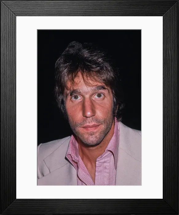 Framed Print : Henry Winkler, American Actor