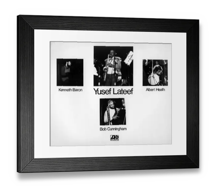 Framed Print : Yusef Lateef And Band Members Collage