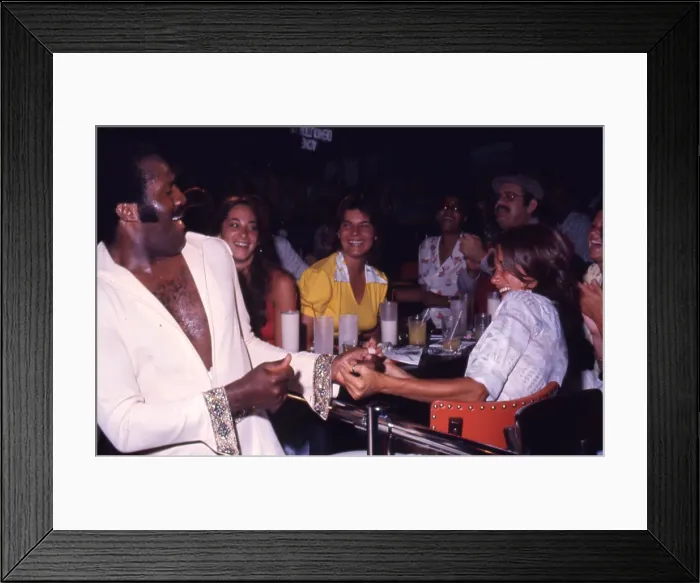 Framed Print : Fred Williamson Partying At The Disco Framed Print : Fred Williamson Partying At The Disco